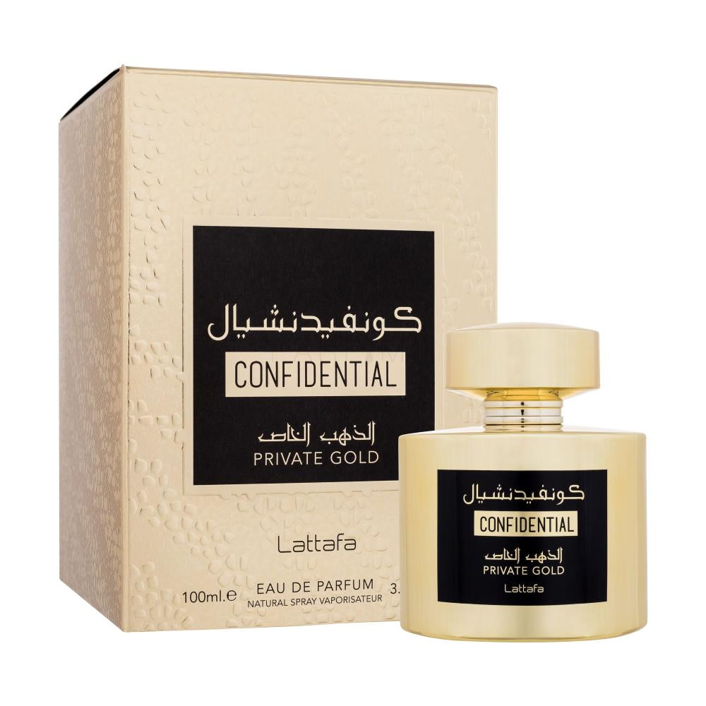 Lattafa Confidential Private Gold Eau de Parfum unisex 100 ml