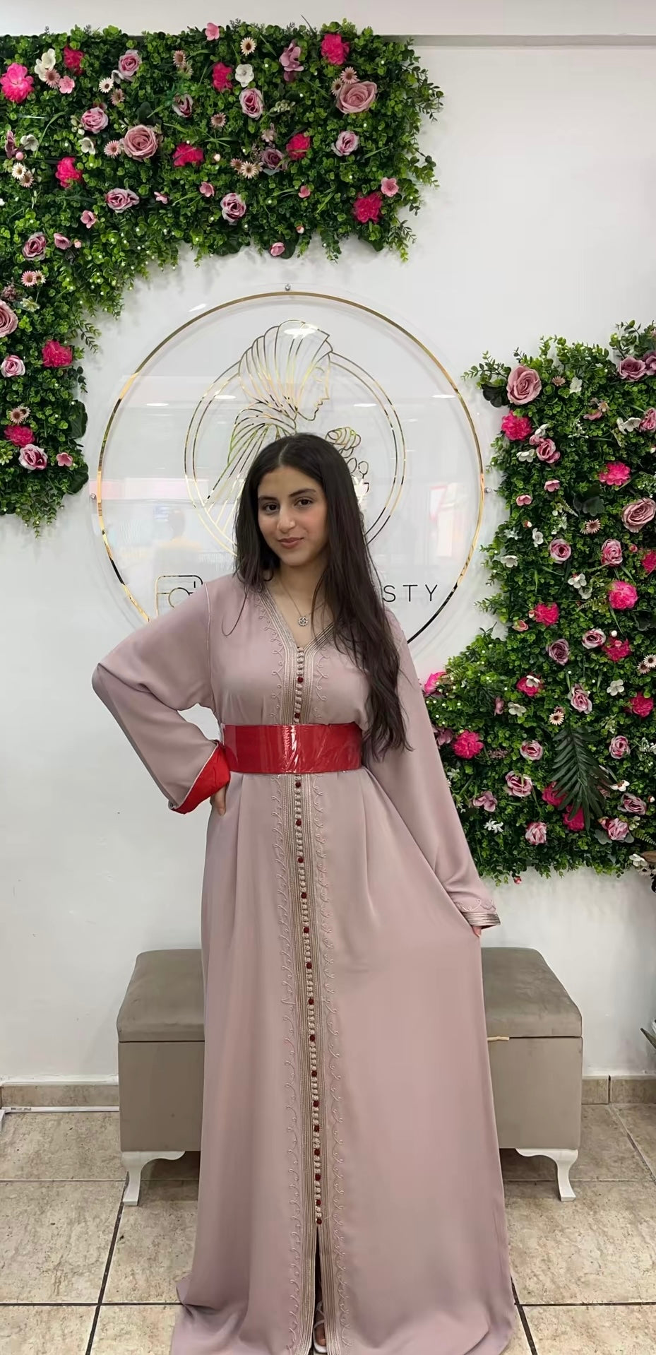 Caftan simple modelo 48