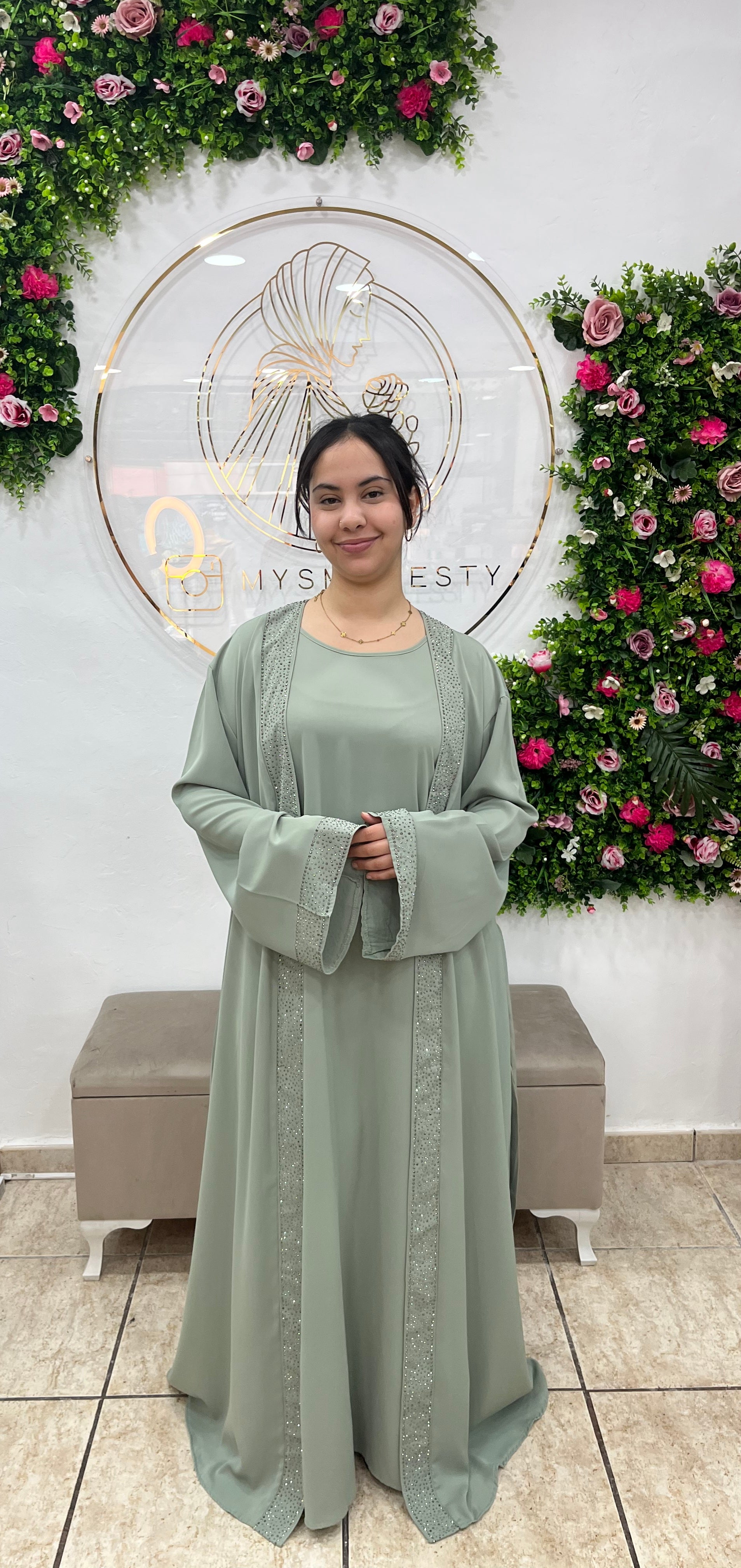 Abaya Conjunto 2 piezas modelo 39
