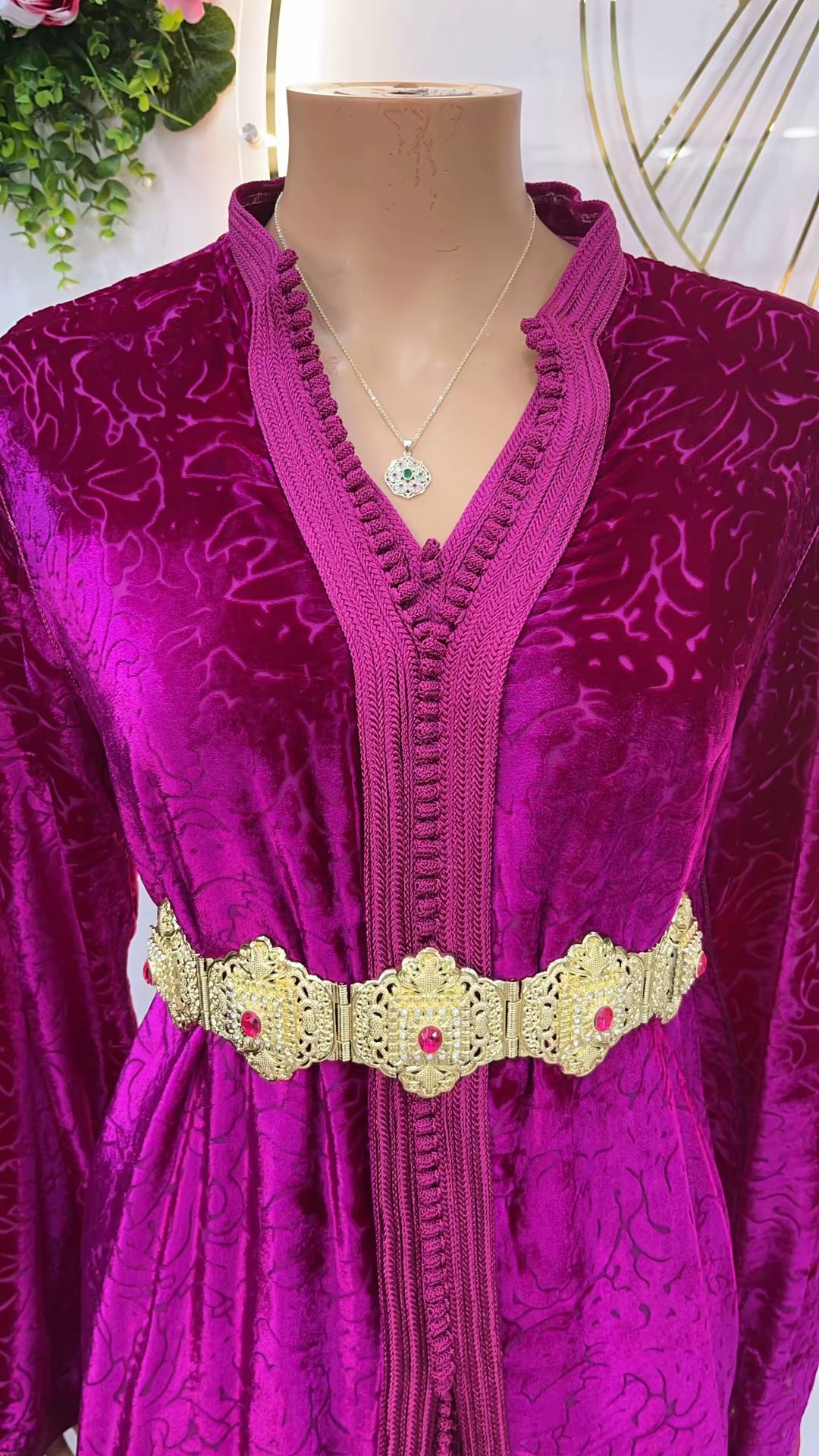 Caftan mobra 2 piezas modelo 52