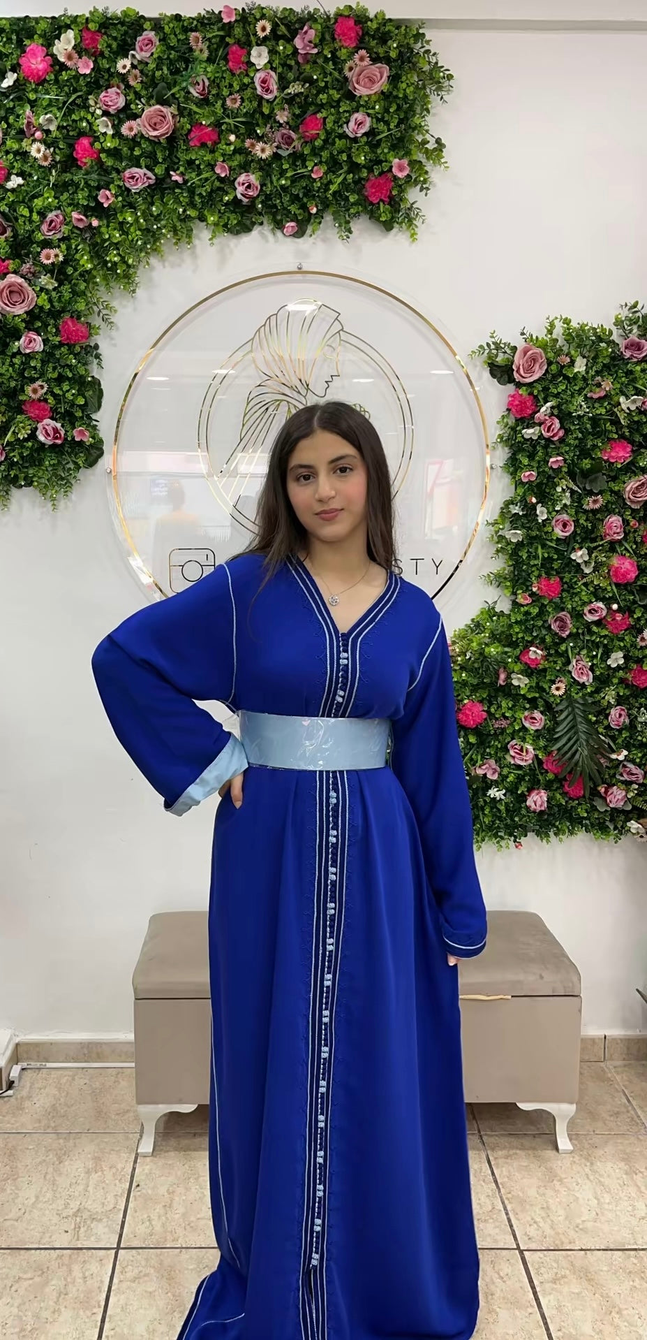 Caftan simple modelo 47